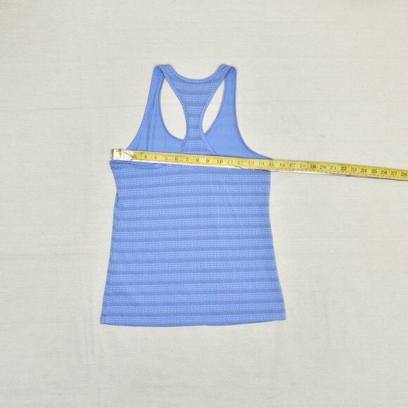 Nike Women Tank Top Crew Neck Dri Fit Athletic Size M Polyester Geometric Swoosh - Picture 4 of 8